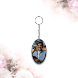 Oval Acrylic Keychains