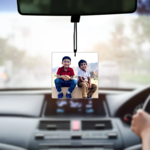 Square Acrylic Car Hangings
