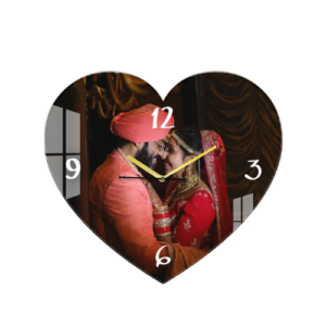 Heart Acrylic Wall Clocks(Heart Shape)