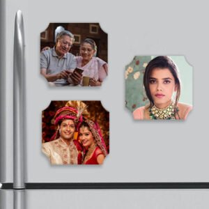 Acrylic Depth Corner Shape Fridge Magnets