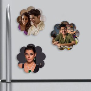 Acrylic Flower Shape Fridge Magnets