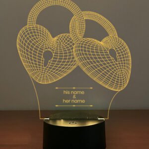 Personalized 3D Illusion Led Lamp