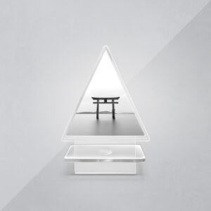 Acrylic Photo Mobile Phone Stands in Triangle Shape